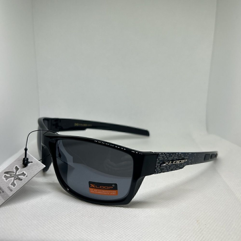 X-Loop Oval Wrap Mens Sunglasses